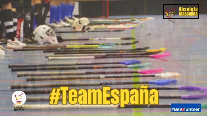 #TeamEspaña: Concentración de la Selección Española Absoluta Masculina de Floorball en Leganés